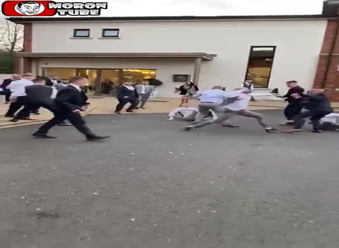 Video :At an MMA charity banquet, a general altercation breaks out